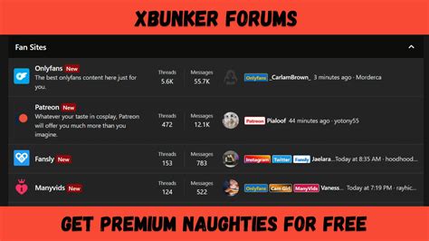 xbunker forum|Celebrities .